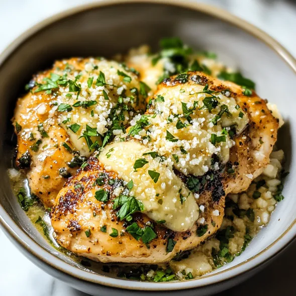 A bowl of food with chicken and rice.