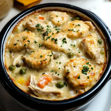 A bowl of chicken and vegetables.