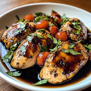 A bowl of chicken with sauce.