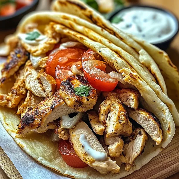 A chicken sandwich with tomatoes and onions.