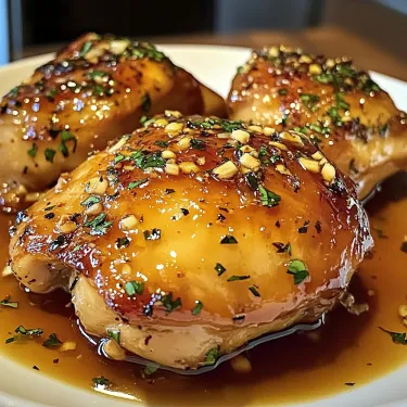 A plate of chicken with sauce.