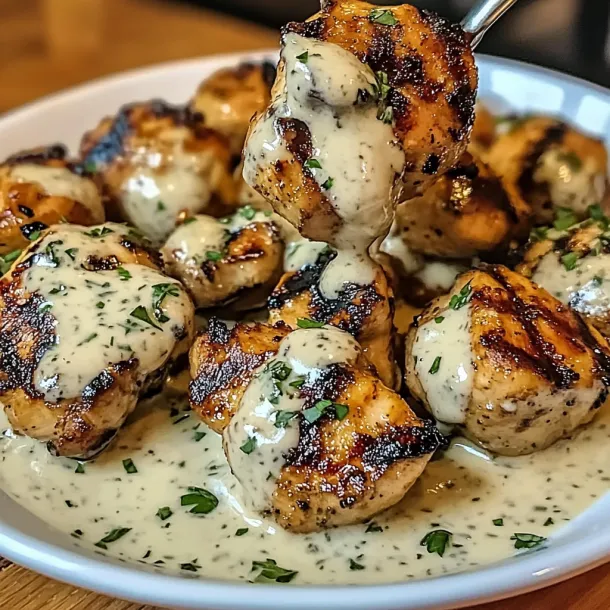 A plate of meatballs with sauce.