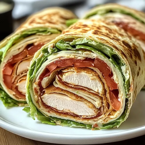 A sandwich stuffed with greens and sliced turkey.