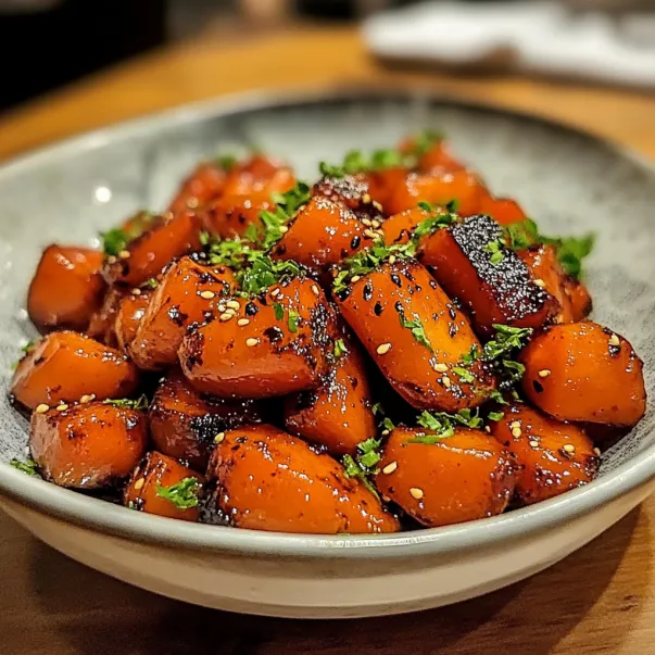 A bowl loaded with food, black seeds sprinkled on top.
