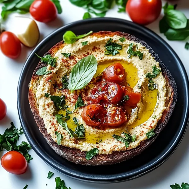 A bowl bursting with tomatoes and leafy greens.