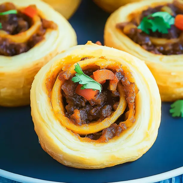 A plate of food topped with a carrot.
