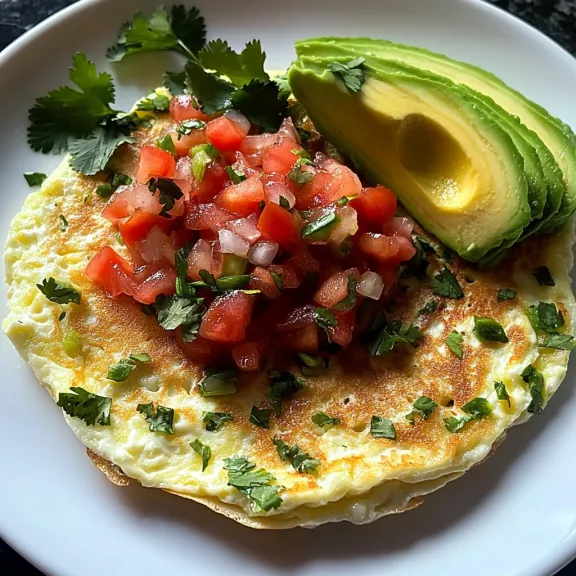 A plate of food with tomatoes, avocado, and chives.