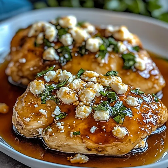A plate of chicken with cheese and sauce.