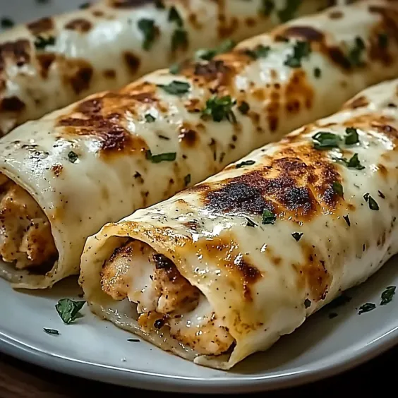 A plate of food with a burrito on it.
