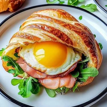 A breakfast sandwich with a fried egg.