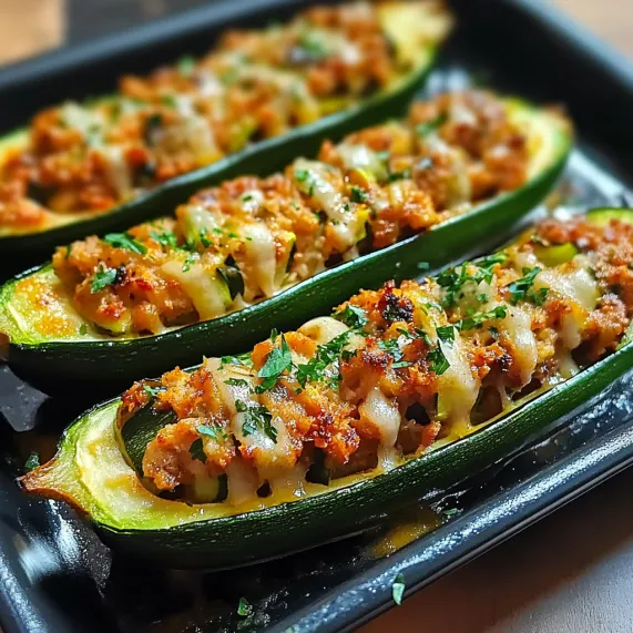 A plate of food with two zucchini slices.