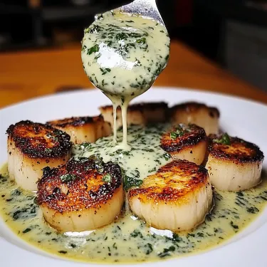 A plate of food with a spoon on it.