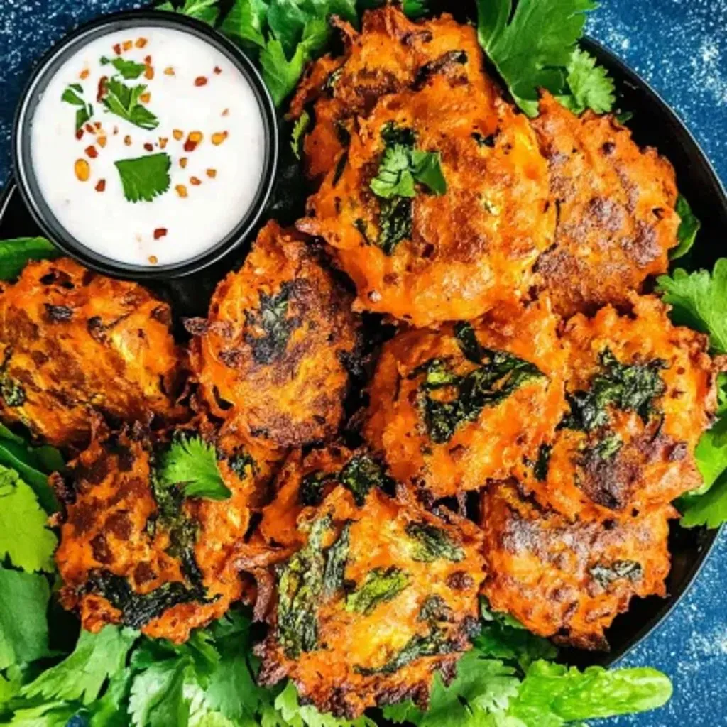 A plate of food with a bowl of sauce.
