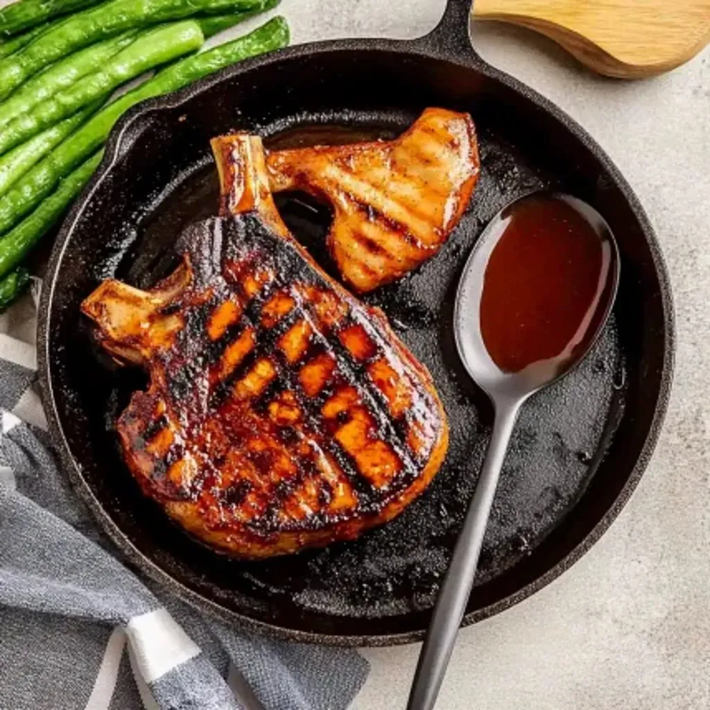 A pan of meat with a spoon in it.