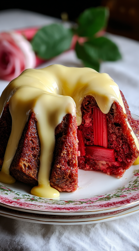 A slice of English Spring Pudding.
