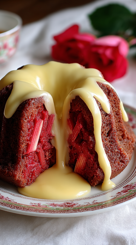 A slice of English Spring Pudding.