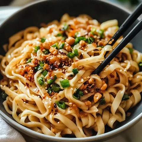 A bowl of noodles with vegetables.